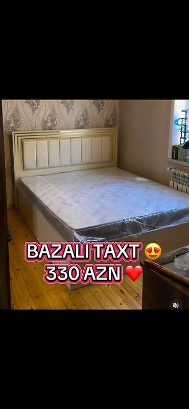 matras taxt ucun: Bazalı taxt – 330 AZN - Rəng: krem/boz tonlarda, qızılı dekorlu — 1