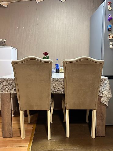 taxta beşik: Qonaq otağı üçün, İşlənmiş, Qatlanmayan, rəng - Bej Stul — 3