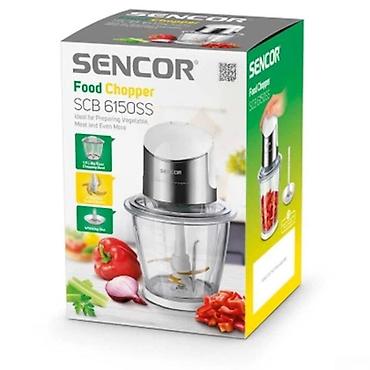 mikser basligi: Sencor SCB 6150SS – 500 Vt, 1.5 L elektrik doğrayıcı 🟢 Rəsmi iş yeri — 2