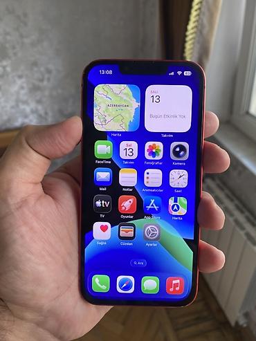 iphone tecili: IPhone 13, 256 GB, Qırmızı — 4