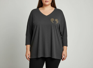 bluzy over size: FreeStyle, Жіноча блуза, розмір 6XL