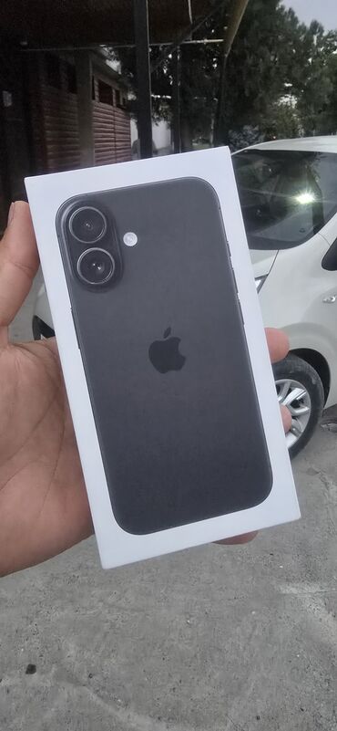 телефоны кнопачные: IPhone 16e 🍏, Новый, 128 ГБ, Black Titanium, Кабель, Коробка, 100 %