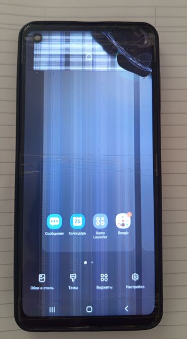 ремонт жк телевизоров: Samsung Galaxy A21s, mavi rəng,işləir sadəcə ekran zədəlidirqiymət