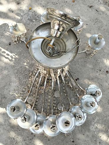 İşıqlandırma: Çılçıraq, 10 və daha çox lampa, Metal — 4