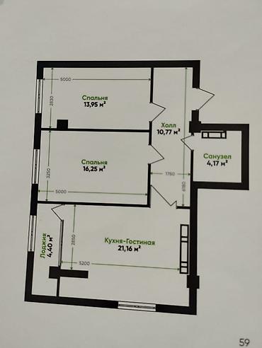 артвин эсентай: 3 комнаты, 71 м², Элитка, 8 этаж, ПСО (под самоотделку) — 2