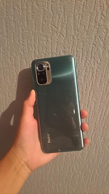 redmi note 5: Redmi, Redmi Note 10, Б/у, 64 ГБ, цвет - Зеленый, 2 SIM — 1