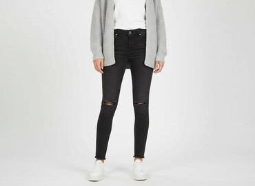spodnie damskie jeansy reserved: DENIM JEANS, Jeansy damskie, rozmiar M