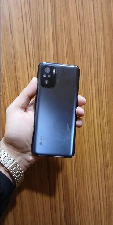 Xiaomi: Xiaomi Redmi Note 10, 128 GB, rəng - Göy, 
 Zəmanət, Sensor, Barmaq izi