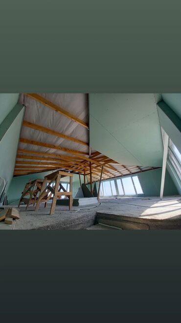 Tavan işləri: Evlerin ve obyektlerin yuksek keyfiyyetle təmiri alçıpan vurulmasi 1 — 5