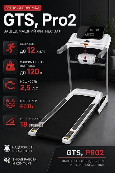 🔥 Беговая дорожка GTS Pro2 Хотите тренироваться дома, не тратя время