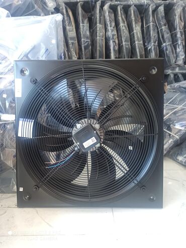 Ventilyatorlar: Sənaye tipli divar ventilyatoru - Korpus: kvadrat metal panel, ön — 9