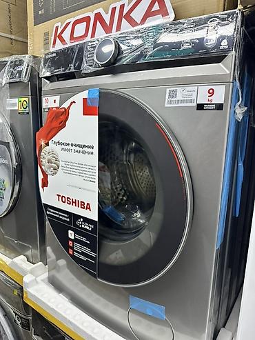 Стиральная машина автомат, Новый, Toshiba, До 9 кг, Фронтальная, Рассрочка