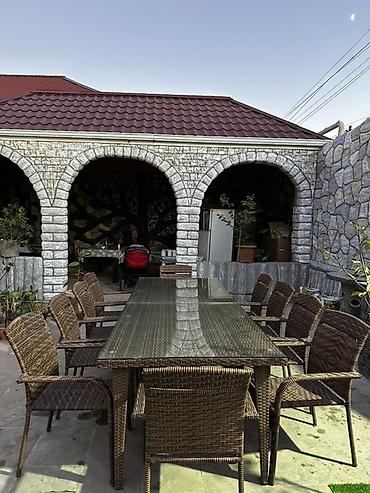 bar oturacaqlar: Açıq hava üçün böyük masa və stul dəsti 10 neferlik yeni maldan — 1