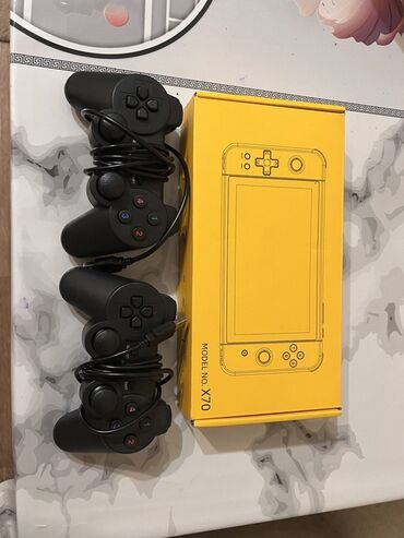 геймпад для пк: Портативная игровая консоль модели Nintendo swith X70 Powkiddy черного