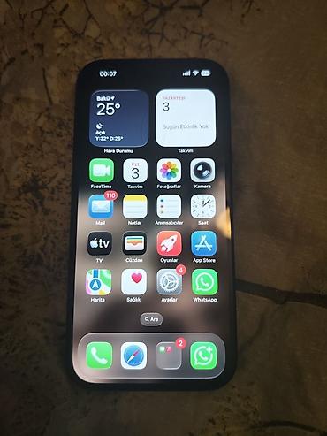 iphone 15 sadə: IPhone 15, 128 GB, Qara, Face ID — 2