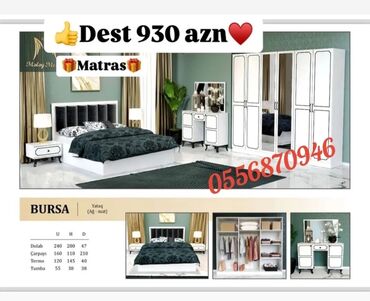 Yataq otağı dəstləri: İkinəfərlik çarpayı, Rusiya, Yeni — 5