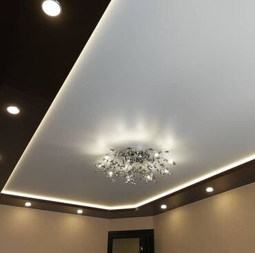 Натяжной потолок: Натяжной потолок Матовое, 3D потолки, Глянцевое — 27