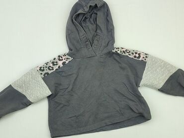 sweterek z kokardkami: Sweatshirt, Next, 7 years, 116-122 cm, condition - Good