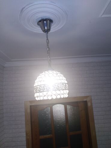 lyustrlar: Çılçıraq, 1 lampa, Xrustal