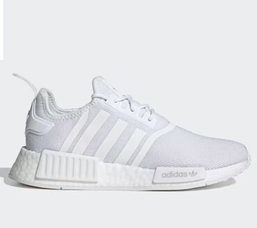 купить кроссовки adidas: Кроссовки Adidas NMD_R1 PRIMEBLUE SHOES белого цвета, привозные США