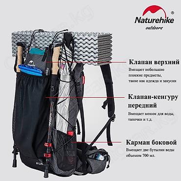 туристы: 🟠 Рюкзак Naturehike Rock 40L; 60L 🟠 ⠀ Туристический рюкзак Naturehike — 8