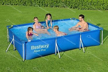 басень: Каркасный бассейн Intex 28272 - Размеры: 300 × 200 × 75 см - Форма — 4
