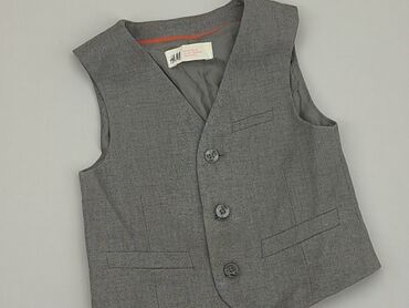 niebieska kamizelka: Vest, H&M, 2-3 years, 92-98 cm, condition - Good