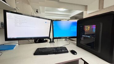 тату принтер: Компьютер, ядер - 6, ОЗУ 32 ГБ, Игровой, Б/у, AMD Ryzen 7, NVIDIA GeForce GTX 1080, HDD + SSD