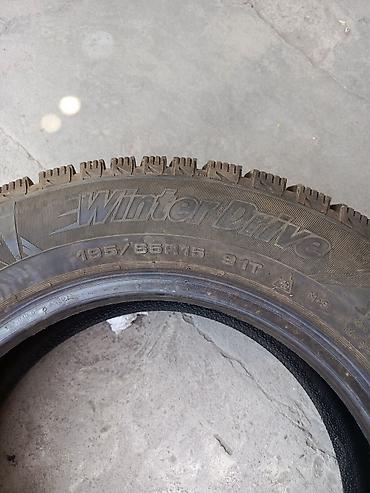 шина зима: 2шт Зимние шины Winter Drive 195/65 R15 состояние почти новое неделю — 1