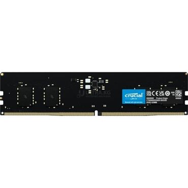 оперативная память ddr5: Оперативная память, Новый, Crucial, 16 ГБ, DDR5, 4800 МГц, Для ПК