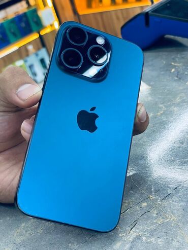 кондиционер напольный: IPhone 15 Pro, Колдонулган, 256 ГБ, Blue Titanium, Заряддоочу түзүлүш, 91 %