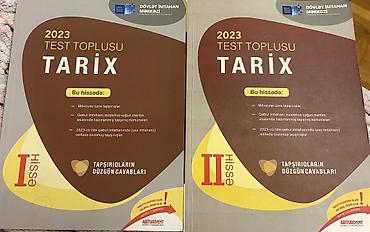 Testlər: Məhsul: “2023 Test Toplusu – Tarix” (DİM), 2 cild - I hissə və II — 1