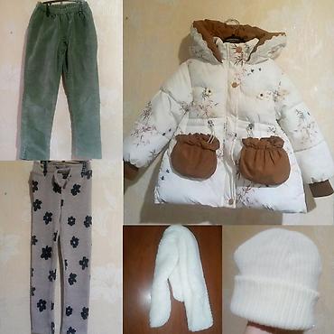 Верхняя одежда: ВСЁ ЗА 1000 сом. Детский осенне‑зимний комплект для девочки 3-4 лет — 1