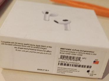 marshall qulaqcıq: Apple AirPods (3-cü nəsil) – Active Noise Cancellation yazılı qutu — 4