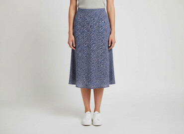 spódnice z tyłu długie z przodu krótkie: Women`s skirt, size M