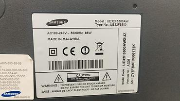 video camera: İşlənmiş Televizor Samsung LED ekran 32" Rayonlara çatdırılma, Ödənişli çatdırılma, Ünvandan götürmə — 3