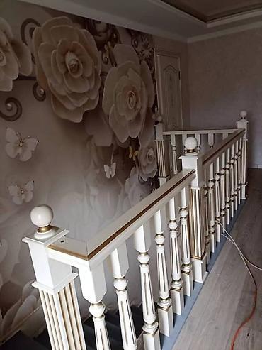 Деревянные лестницы: Деревянная лестница Для дома, Форма лестницы: Г-образная, Стиль: Классический — 29