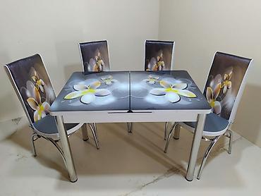 Masa və oturacaq dəstləri: *Hazır elde olan* ✔️Türk istehsalı🇹🇷 ✔️Kuxna üçün stol stul dəsti ✔️ — 18