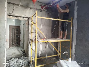 Beton işləri: Səssiz tozsuz səliqəli kəsim. Beton katlavan monolit kubik — 9