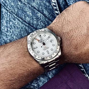 Ručni satovi: PAGANI DESIGN PD-1762 GMT -40mm -Bela- Rolex Explorer II Hom — 1