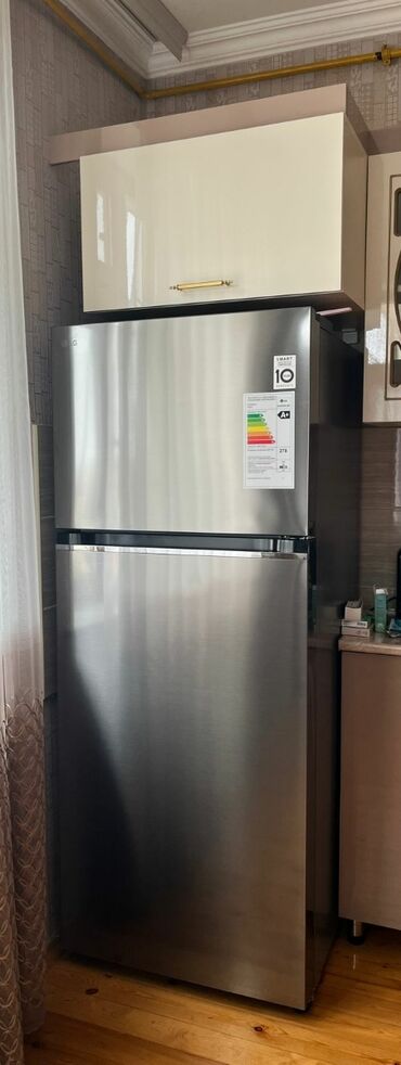 Soyuducular: 2 qapılı LG Soyuducu Satılır, rəng - Gümüşü