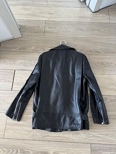 куртка оверсайз: Кожаная куртка, Косуха, Экокожа, Оверсайз, 3XL — 2