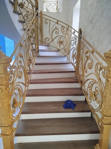 Бетонные лестницы: Бетонная лестница Для дома, Форма лестницы: Прямая, Стиль: Лофт — 10