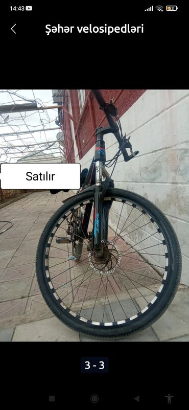 yol velosiped satilir: Yeni Şəhər velosipedi Saft, 26", sürətlərin sayı: 31, Ünvandan götürmə