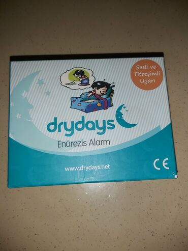 tibbi əşyalar: Drydays enurez alarm cihazi 30 azn.Türkiyeden alinib. Gece sidik
