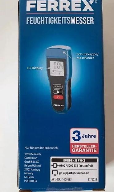 Merači vlage: Ferrex mjerač vlage (Feuchtigkeitsmesser) – model GT-FM-05 - Namena — 7