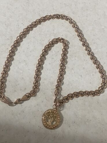 цепочка змейка золото: Золотая цепь с кулоном - Тип плетения: бисмарг плотное многожильное