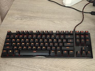 ducky one 2: Клавиатура, HyperX, Механикалык, Зымдуу туташтыруу, Өлчөмү: 75%