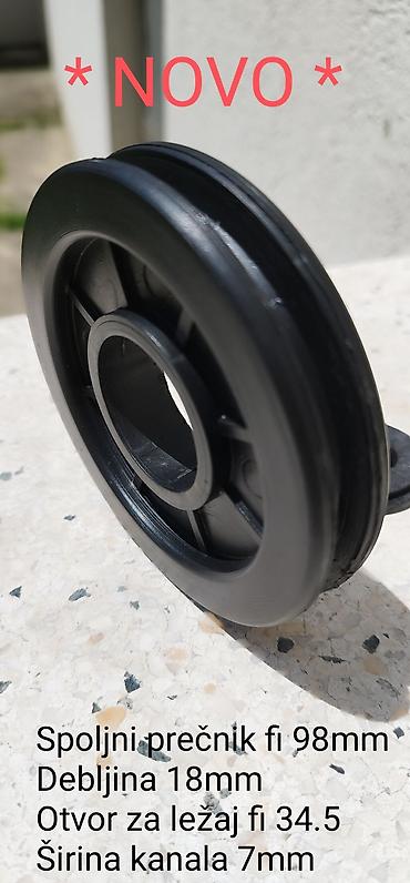 Sobni bicikli: Remenice-koturače bez i sa ležajem. Imam još pozicija za teretana — 2