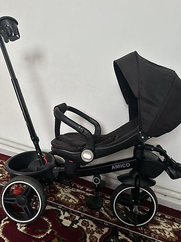 толокар chicco: Детский трехколесный велосипед-каталка AMICO с родительской ручкой — 2